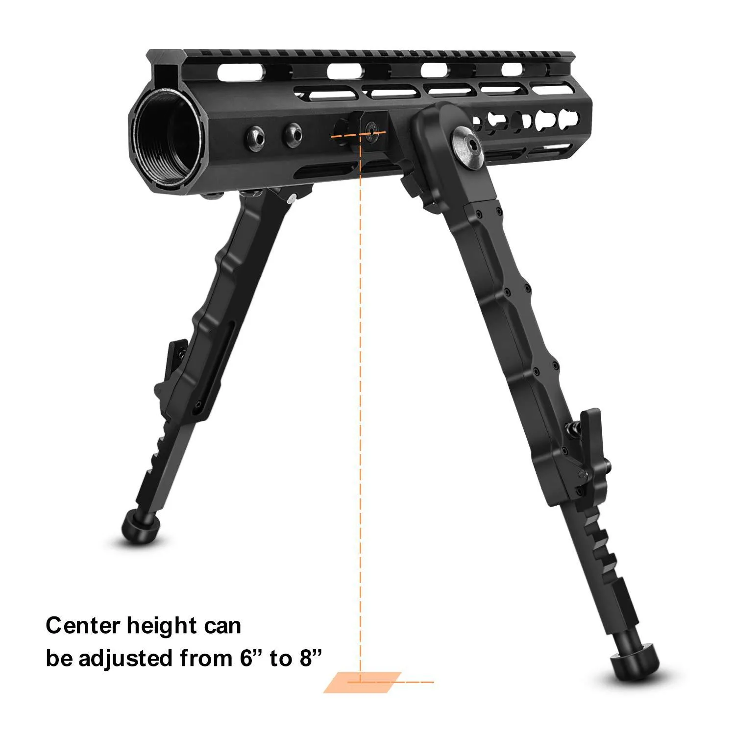 360 degree rotation V9 M-LOK bipod tactical bipod metal with mou